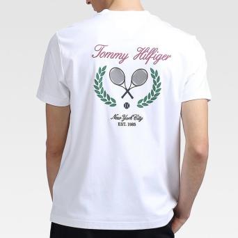 TENNIS CLUB CAPSULE COLLECTION テニスクラブバックグラフィックTシャツ