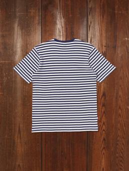 LEVI'S® VINTAGE CLOTHING  STRIPED BATWING Tシャツ NAVY WHITE