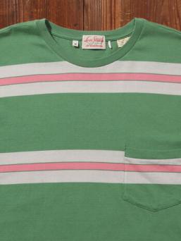 LEVI'S® VINTAGE CLOTHING  1940'S SPLIT HEM Tシャツ WATERMELON PINK GREEN CREAM
